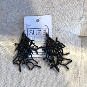 Handmade in Bali beaded earrings